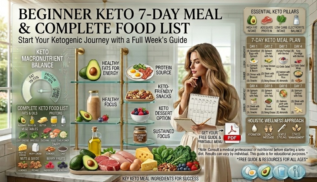 Beginner 7 day meal plan keto beginner keto food list: Ultimate guide